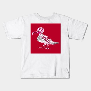 cute seagull bird ecopop Kids T-Shirt